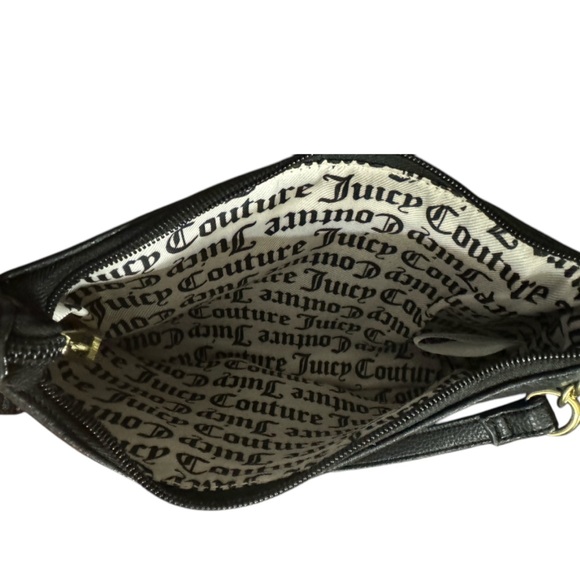 LOW START Juicy Couture Y2K Black Baguette Shoulder Bag NO CALLOUTS - Picture 6 of 6